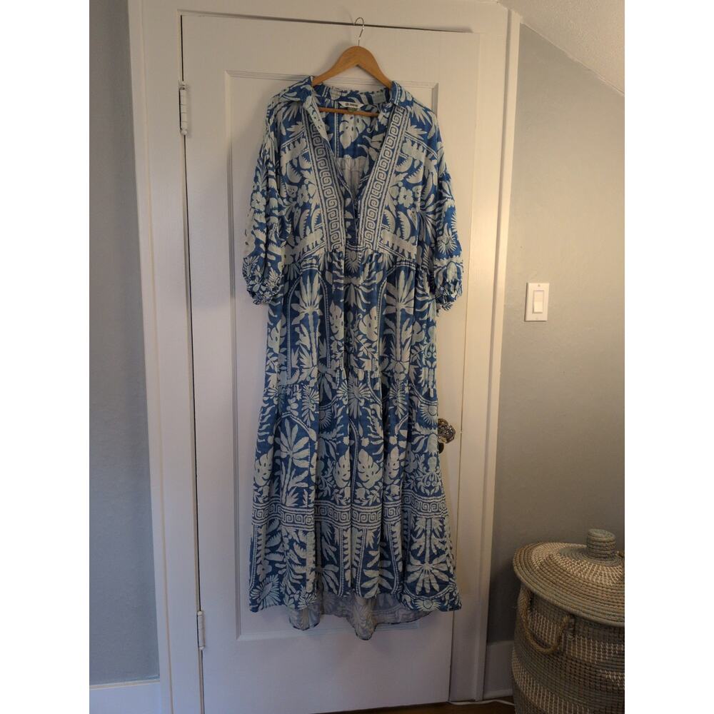 Anthropologie x Celandine Carolita maxi dress 1x